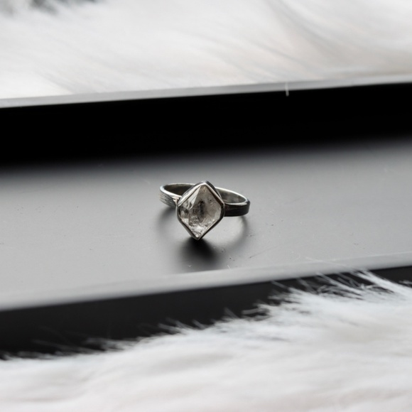 Quartz Sterling Silver Ring - Picture 1 of 2